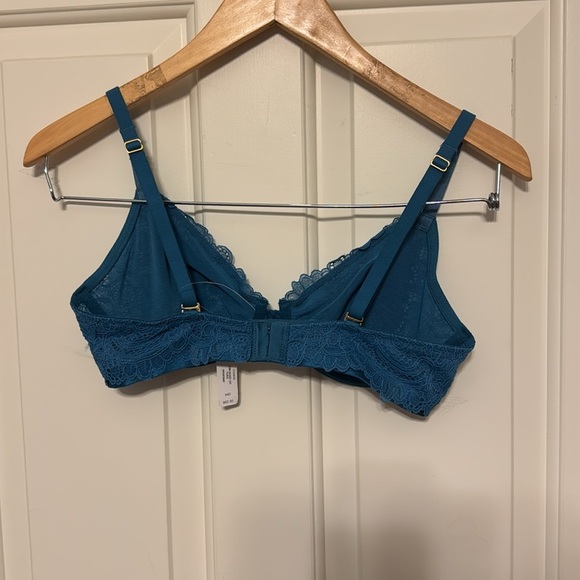 NWH Soma Plunge Unlined Underwire Idyllic Blue Lace Bra Size 34 D - Picture 5 of 5